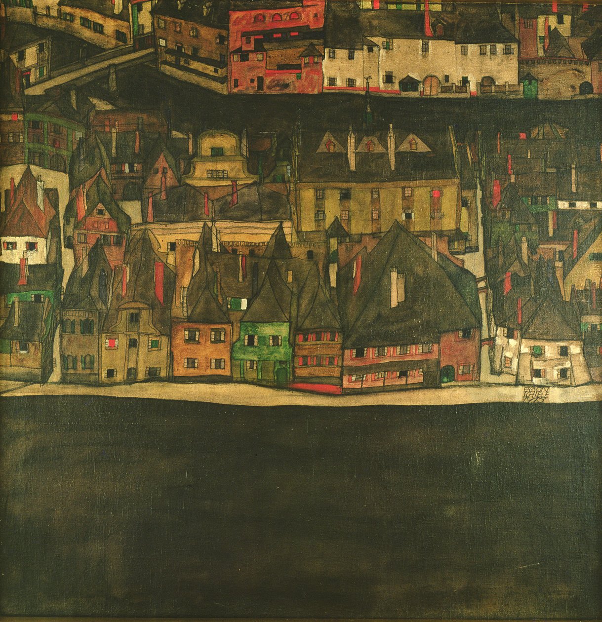 Krumau na Molde, Malé město od Egon Schiele