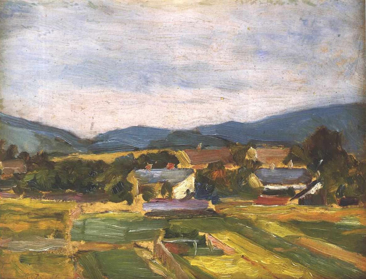 Krajina v Dolním Rakousku od Egon Schiele