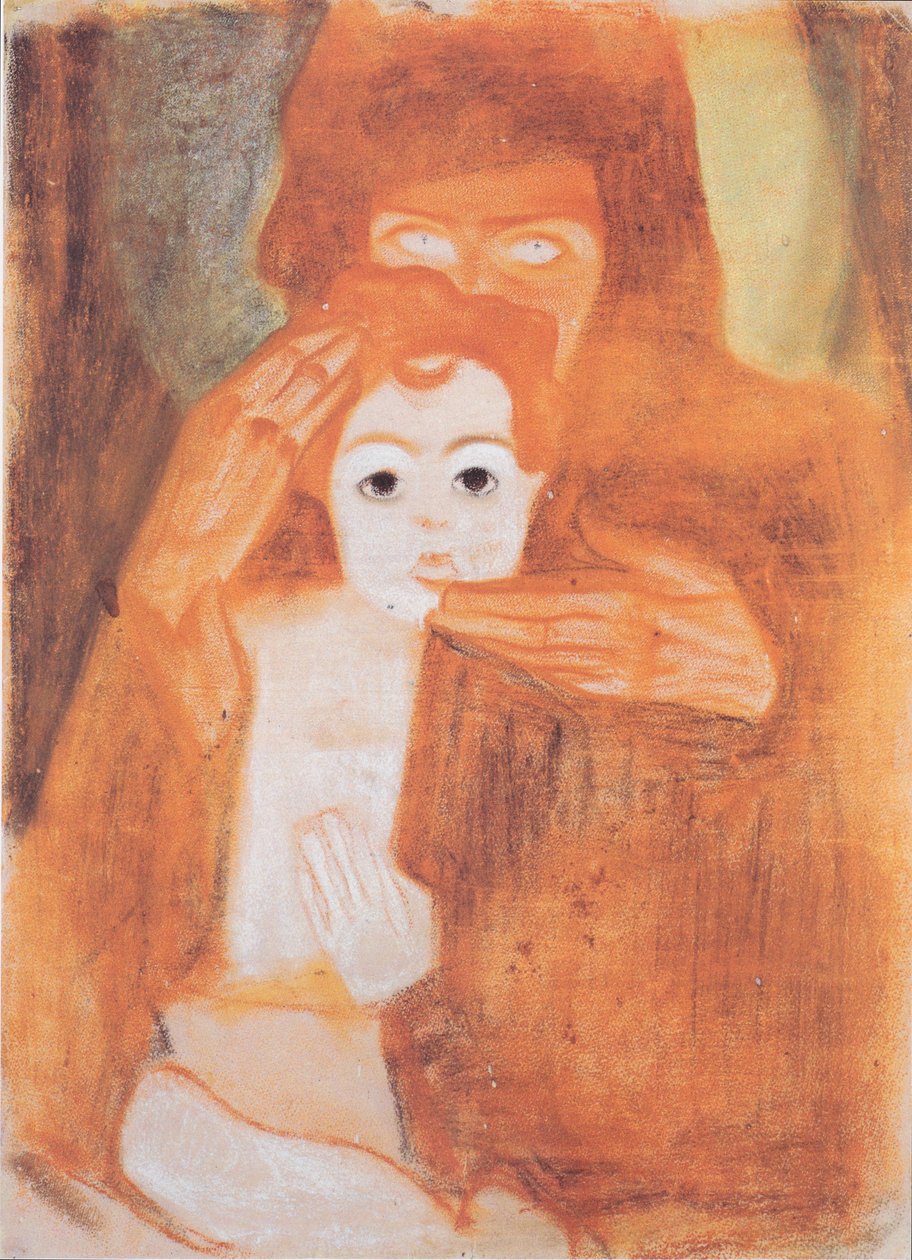 Madonna a dítě od Egon Schiele