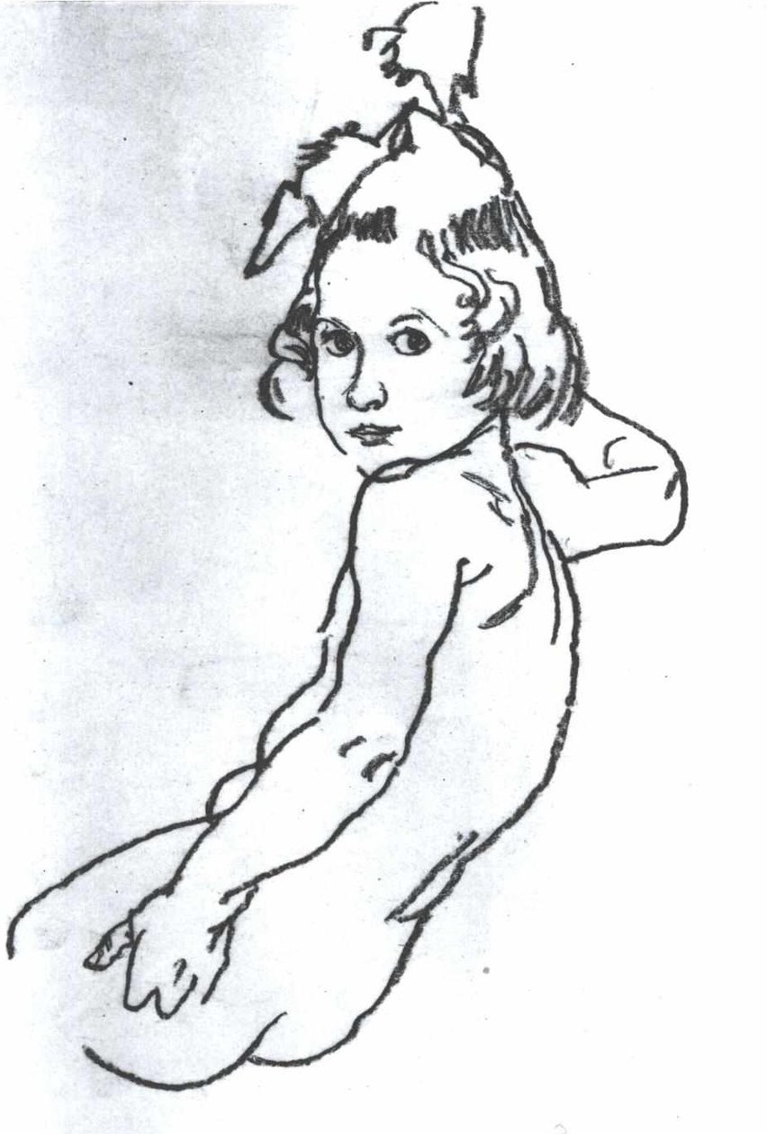 Dívčí akt od Egon Schiele