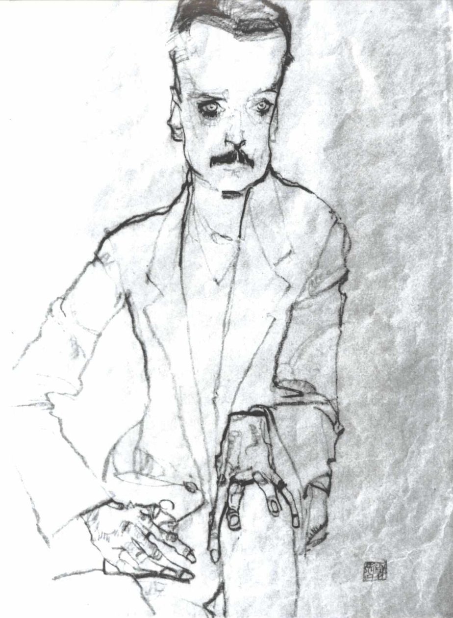Portrét Eduard Kosmack od Egon Schiele