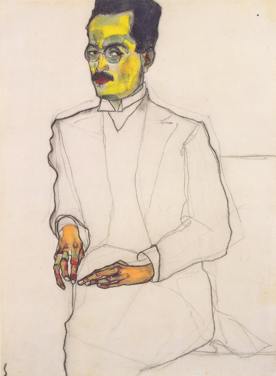 Portrét gentlemana od Egon Schiele