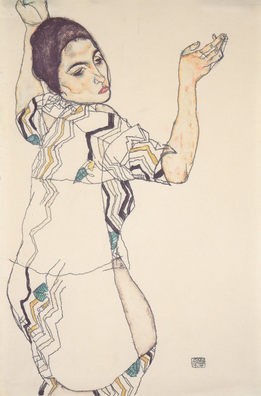 Portrét Friederike Maria Beer od Egon Schiele