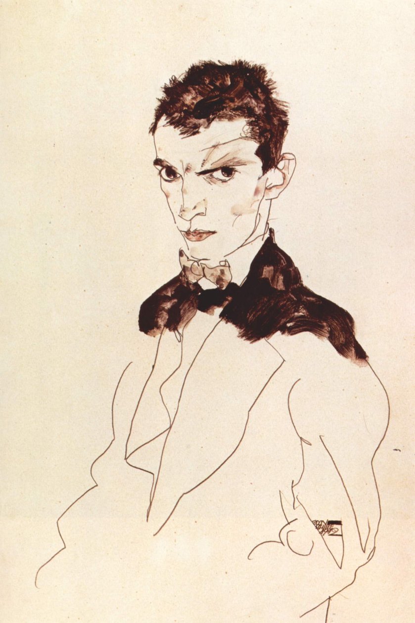 Autoportrét od Egon Schiele