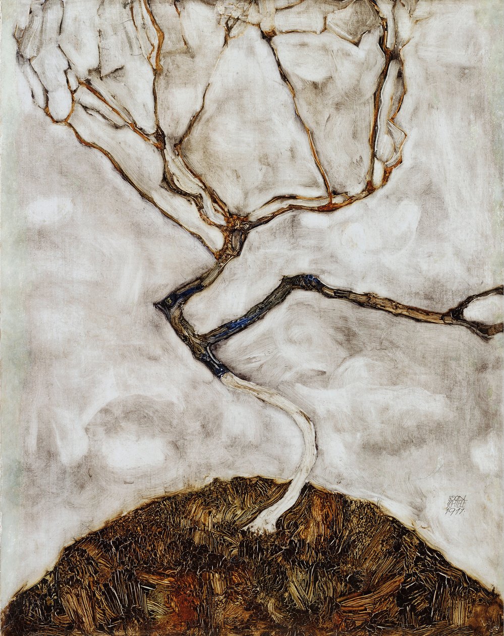 Malý strom na konci podzimu od Egon Schiele