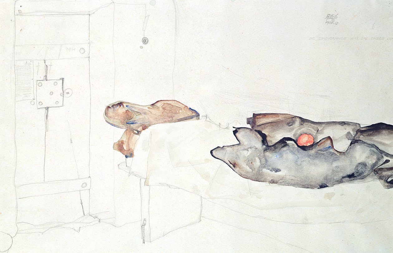 Jediný pomeranč byl jediným světlem od Egon Schiele