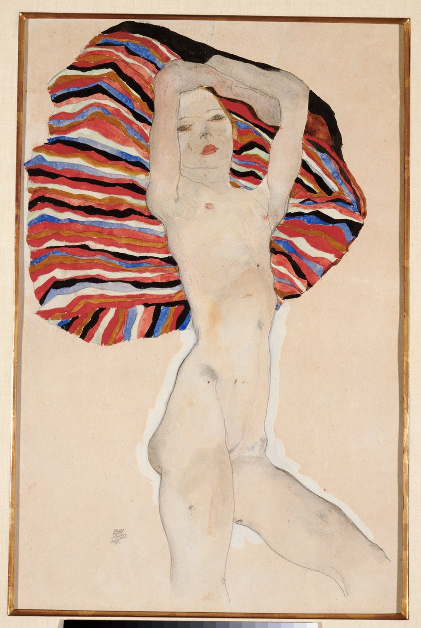 Act Against Colored Material, 1911 od Egon Schiele