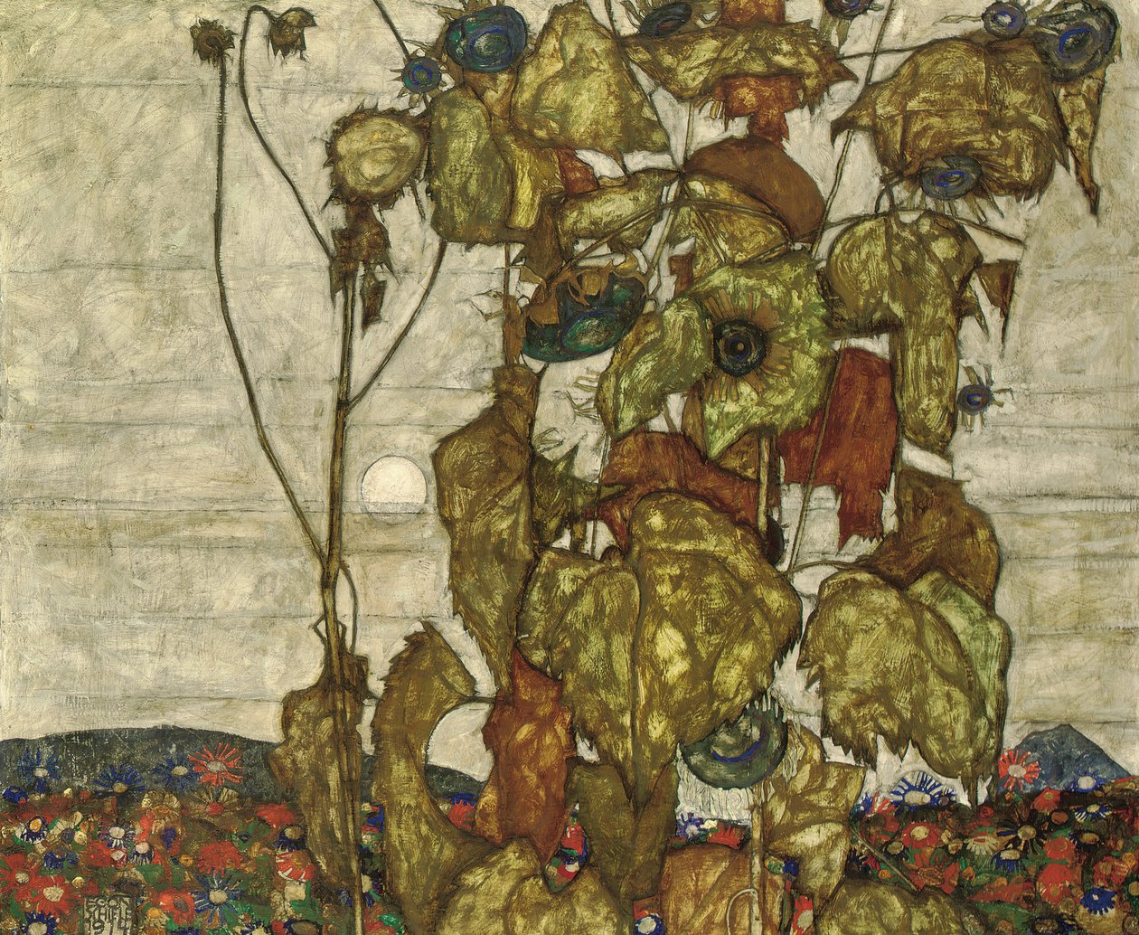 Podzimní Slunce od Egon Schiele