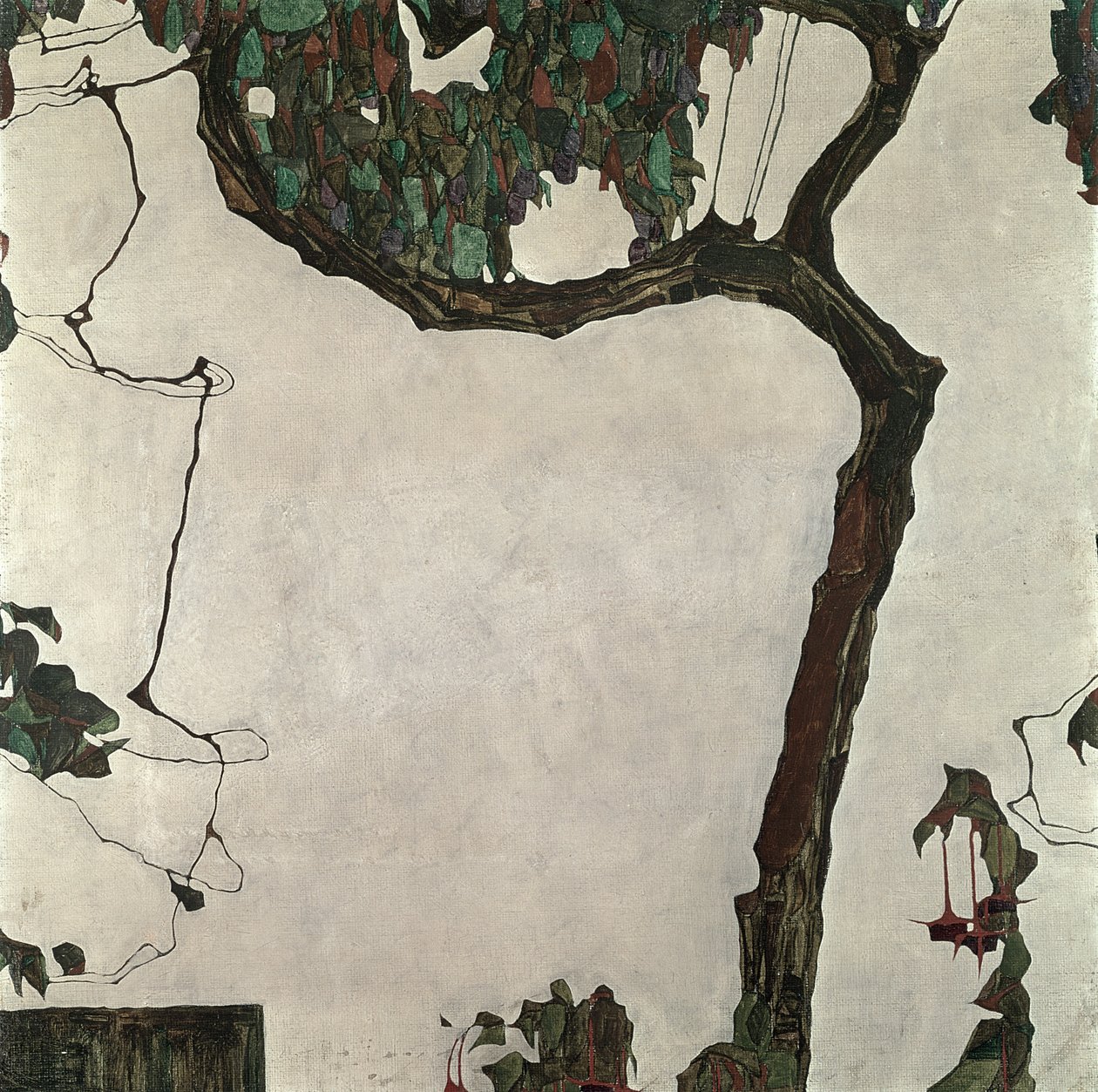 Podzimní strom, 1909 od Egon Schiele