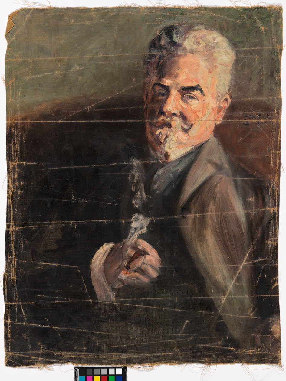 Portrét Leopolda Czhiaczka od Egon Schiele