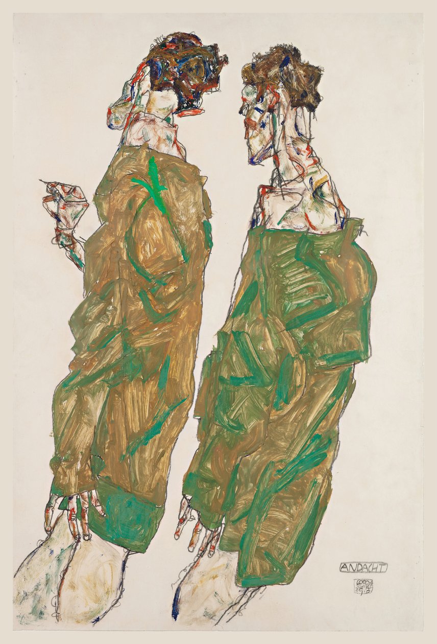 Oddanost, 1913 od Egon Schiele