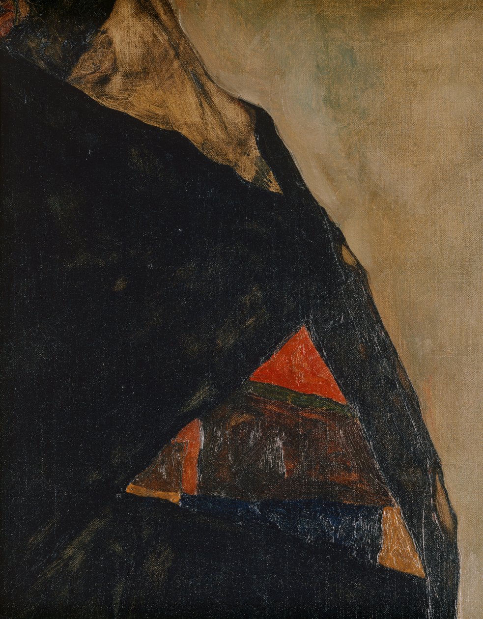 Die Eremiten (olej na plátně) od Egon Schiele