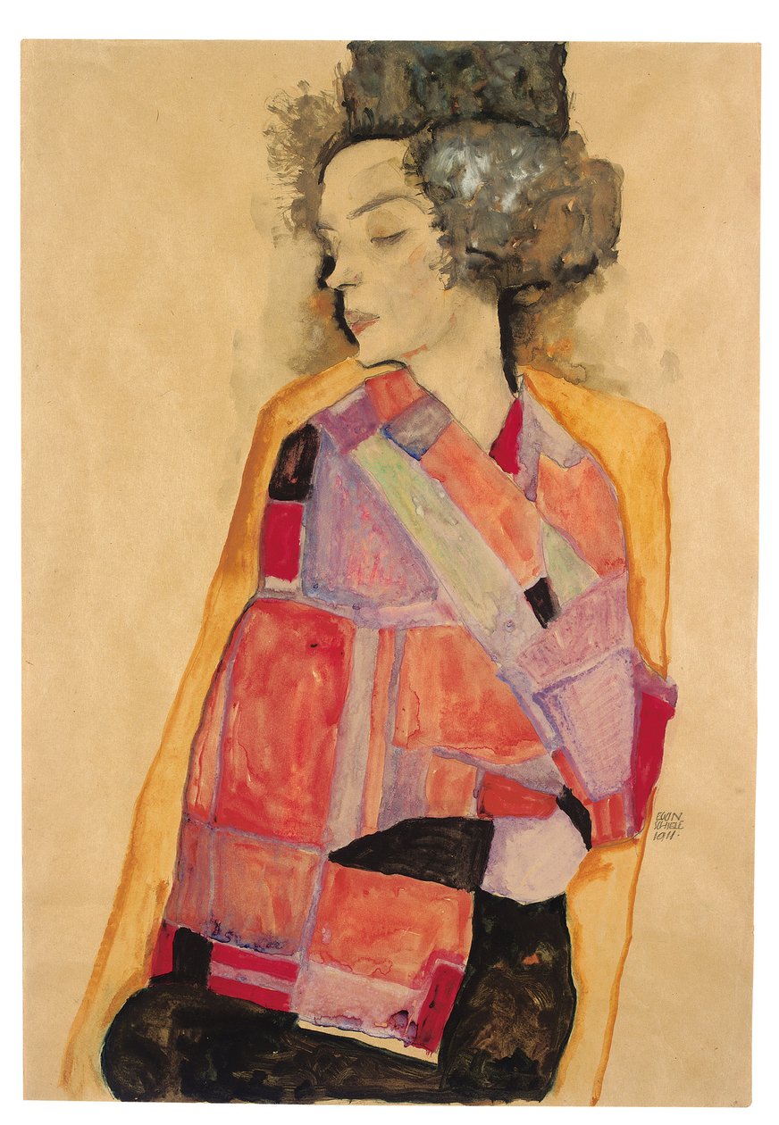 Snící žena (Gerti Schiele) od Egon Schiele