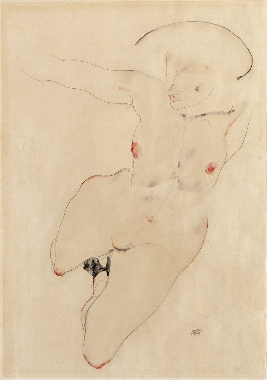 Ženský akt, 1912 od Egon Schiele
