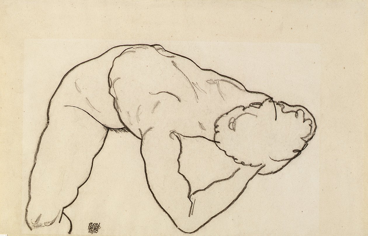 Ženský akt, 1918 od Egon Schiele