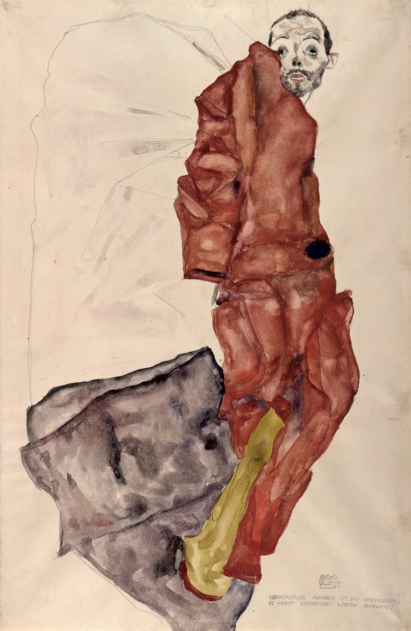 Bránit umělci je zločin: Je to vraždění života v zárodku od Egon Schiele