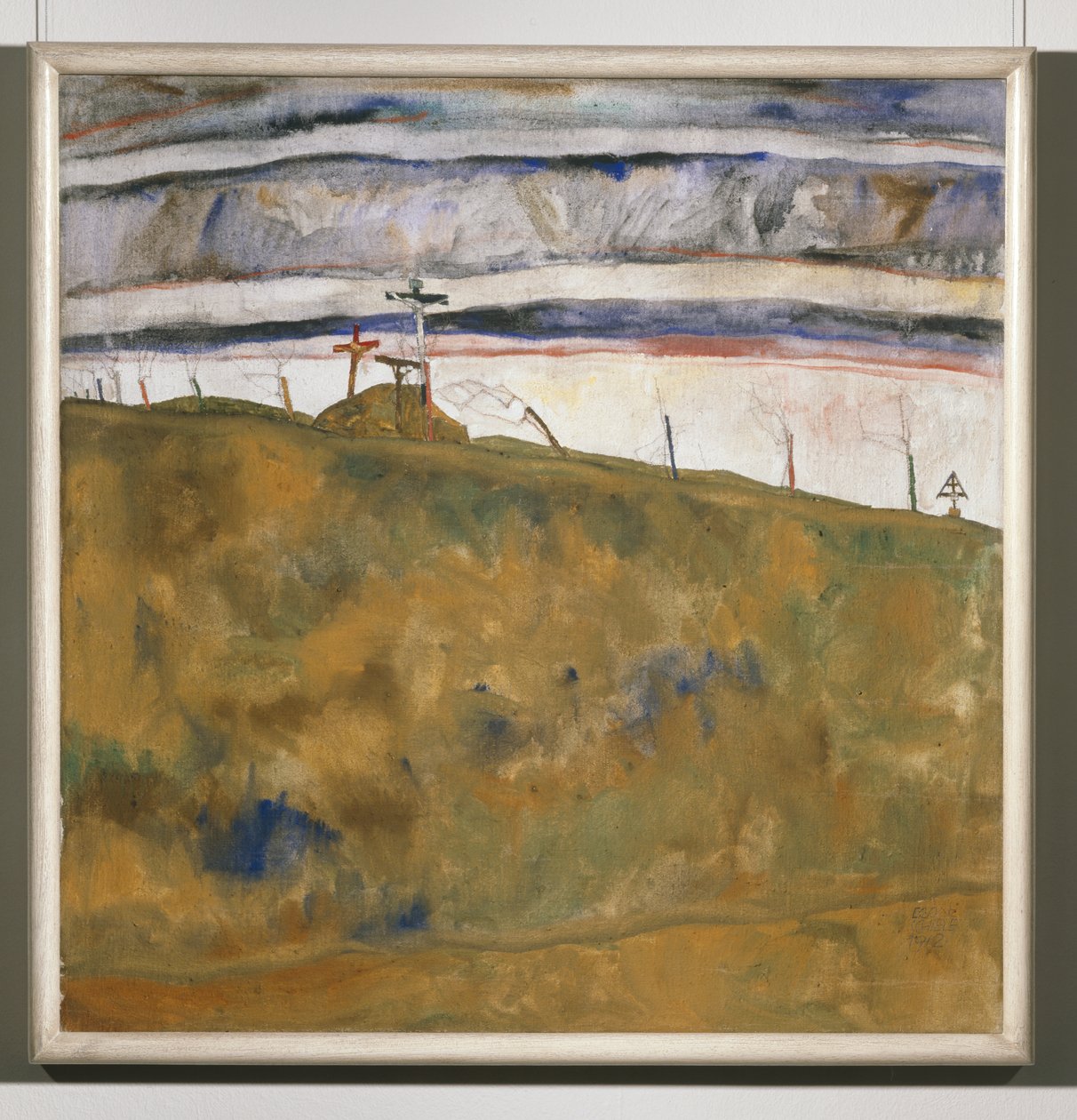 Kalvarienberg (malba na plátně) od Egon Schiele