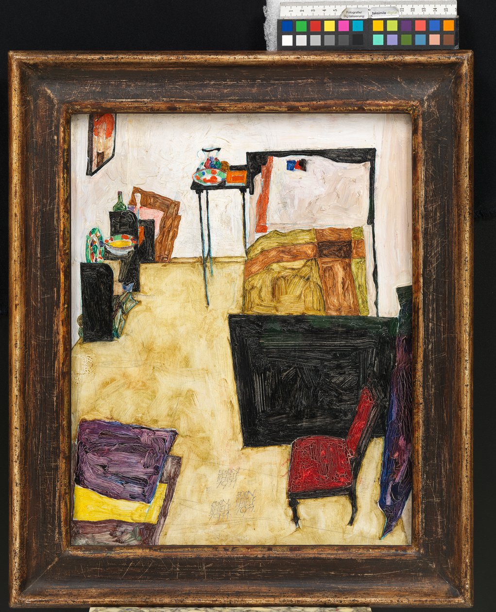 Můj obývací pokoj (Umělcův pokoj v Neulengbachu) od Egon Schiele