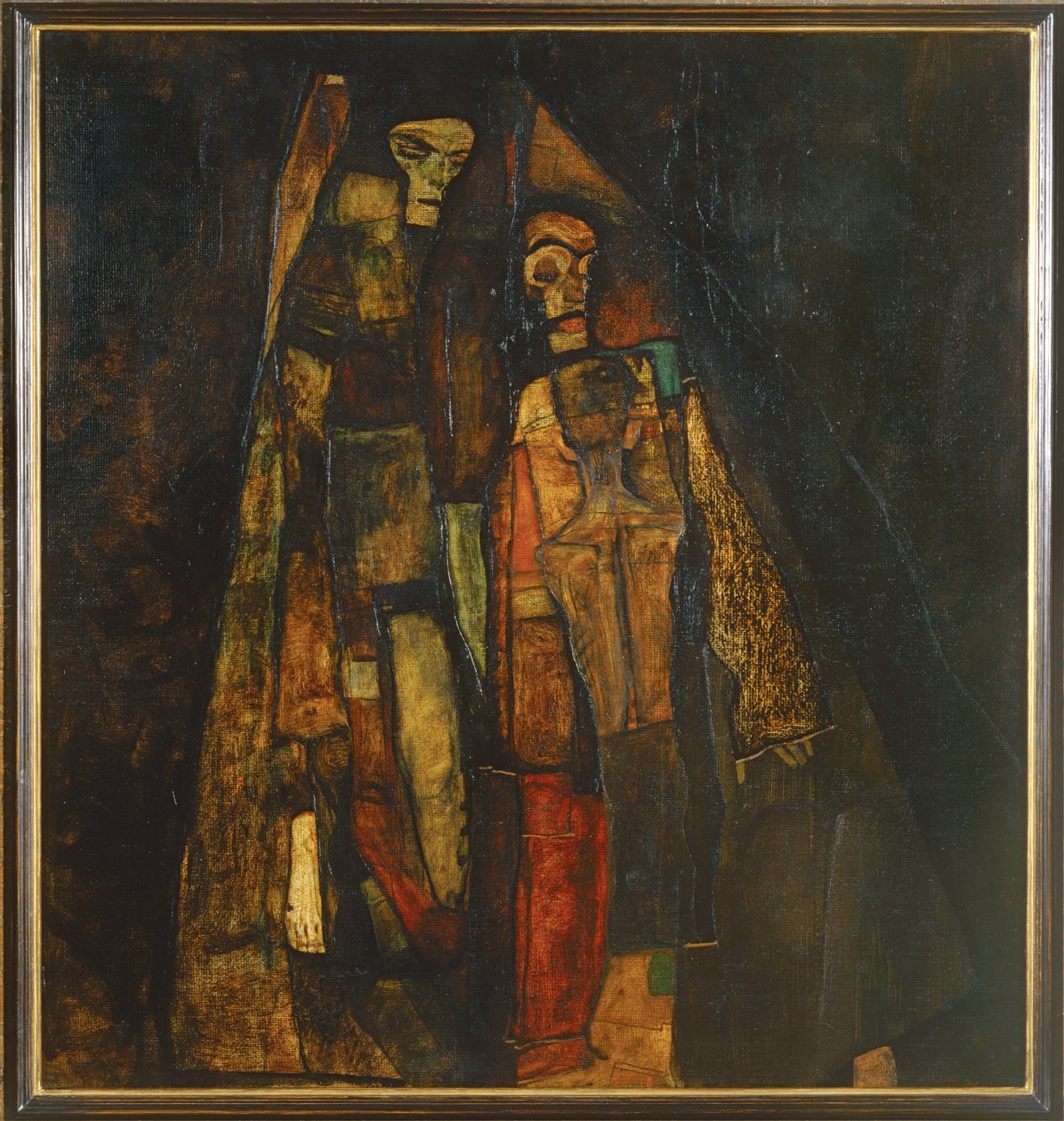 Zjevení (olej na plátně) od Egon Schiele