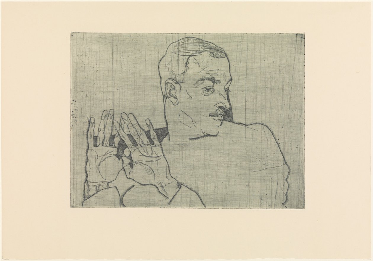 Portrét Arthura Roesslera od Egon Schiele