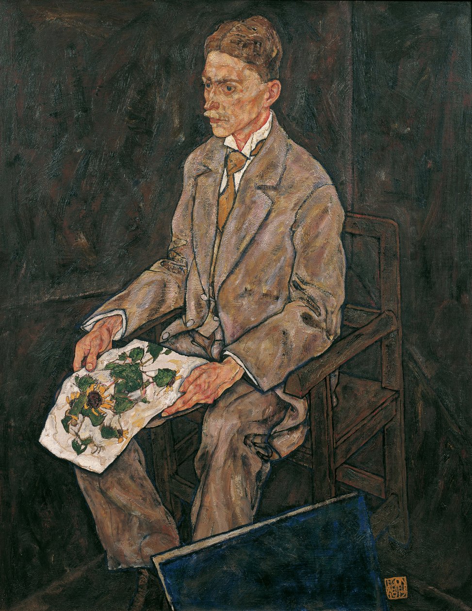 Portrét Dr. Franz Martin Haberditzl, 1917. od Egon Schiele