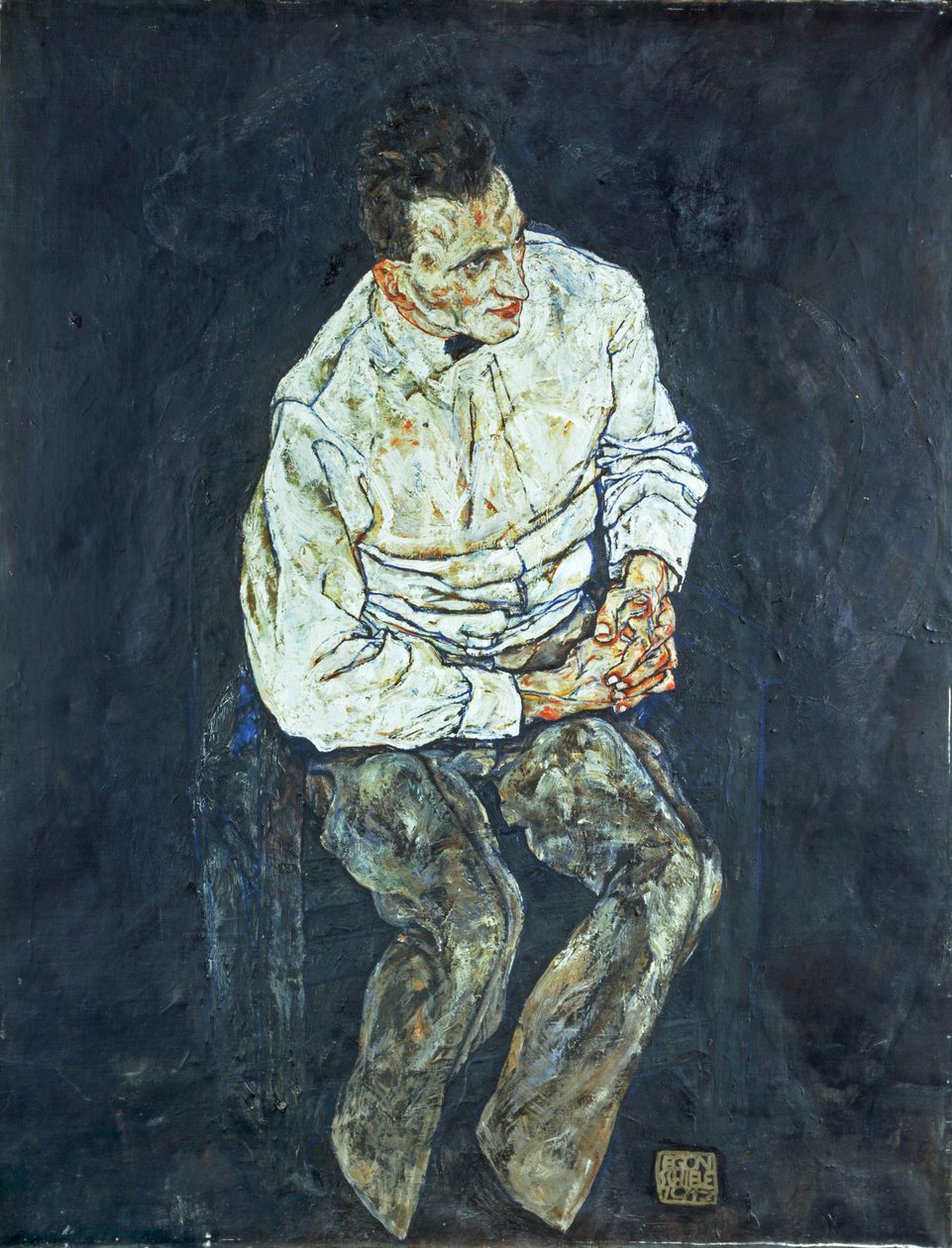 Portrét Karla Grünwalda ... od Egon Schiele