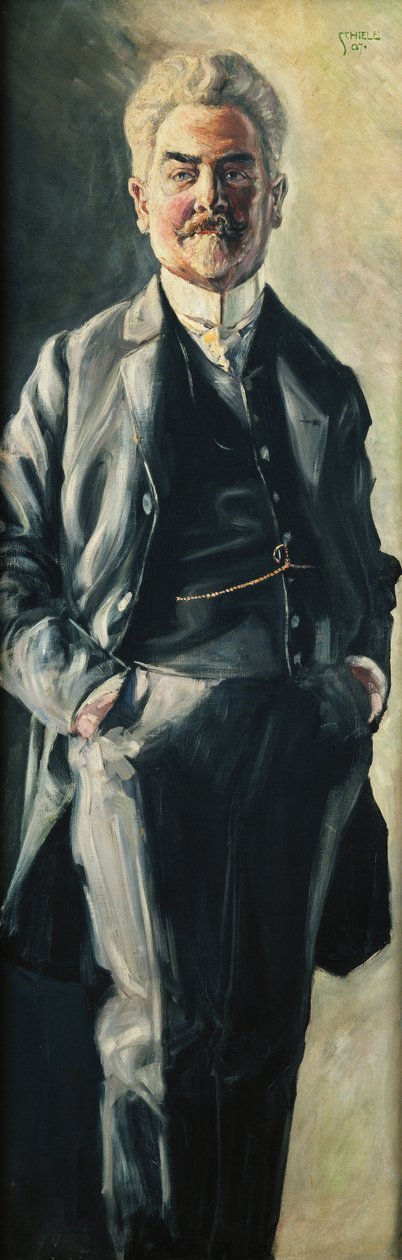 Portrét Leopolda Czihaczka, 1907 od Egon Schiele