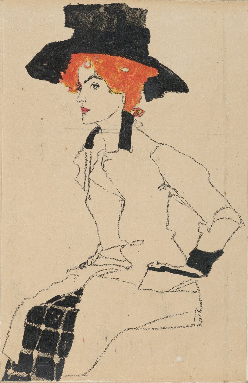 Portrét ženy, 1910. od Egon Schiele
