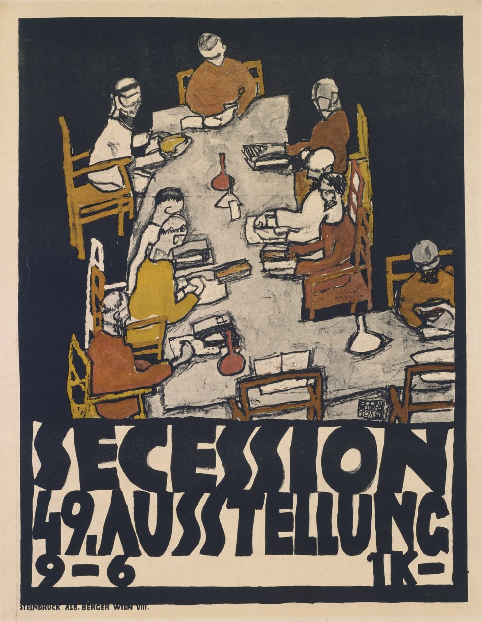Secese 49. Ausstellung (Výstava Secese 49), 1918 od Egon Schiele