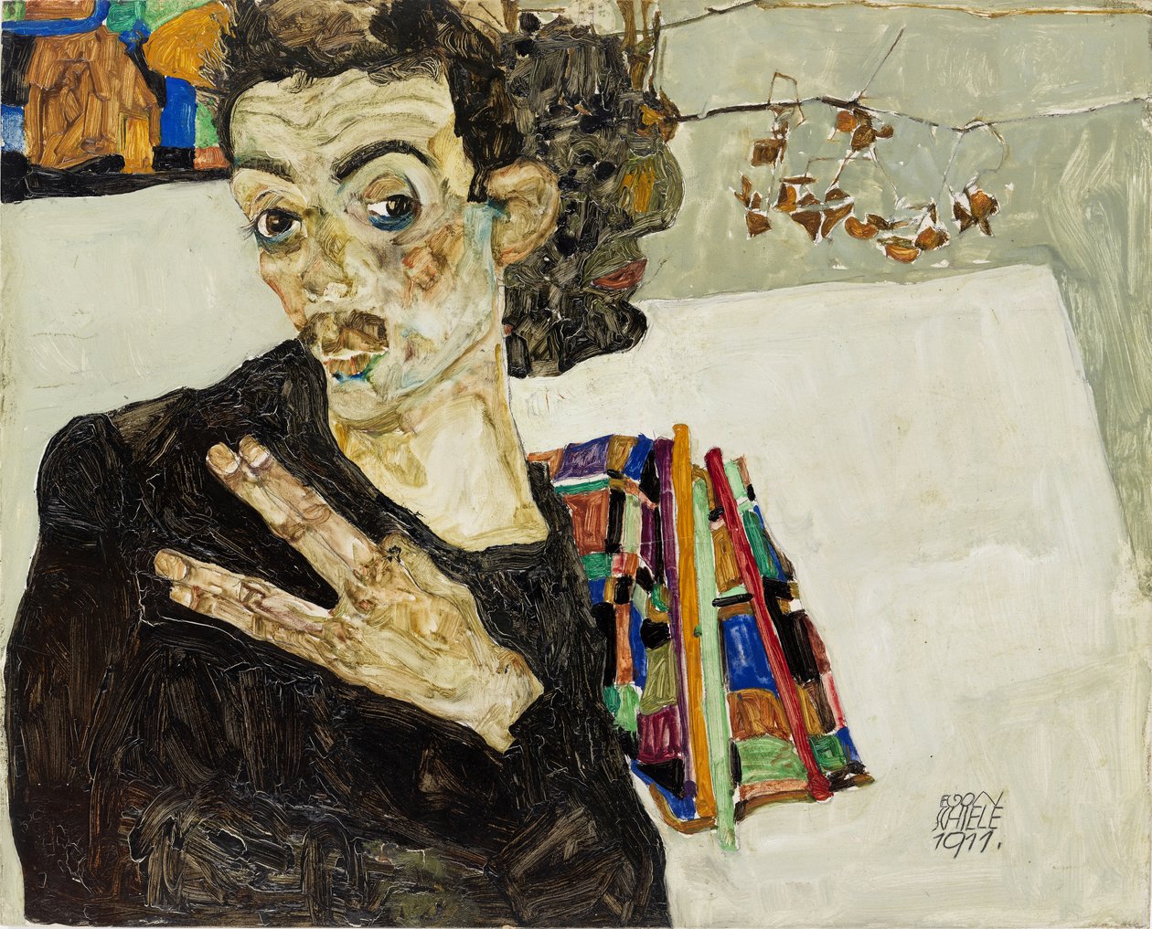 Autoportrét od Egon Schiele