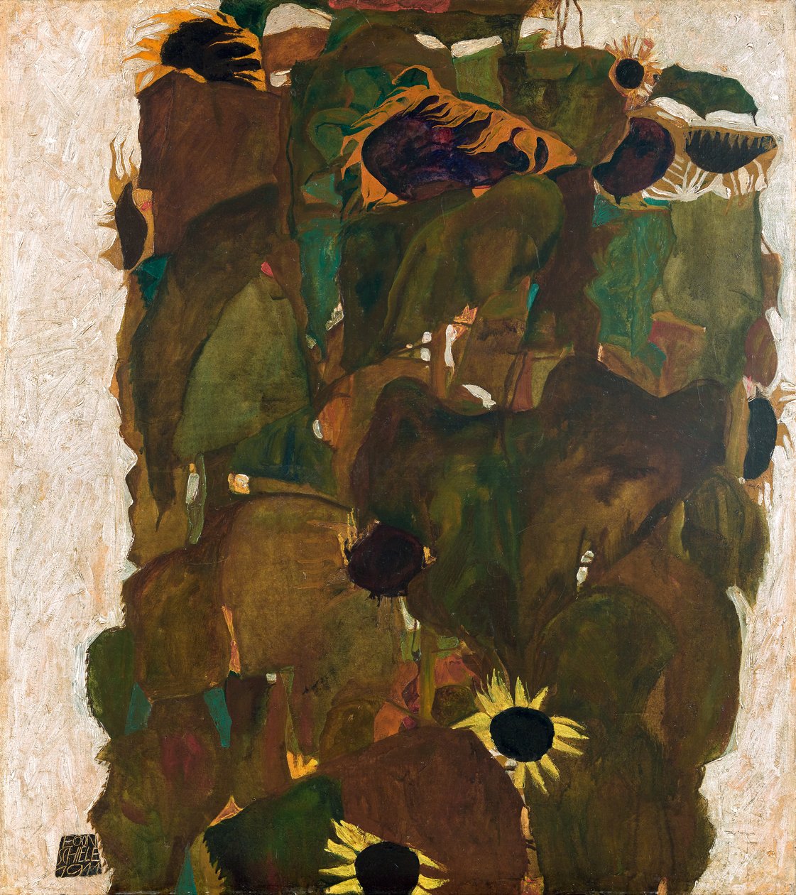Slunečnice I od Egon Schiele