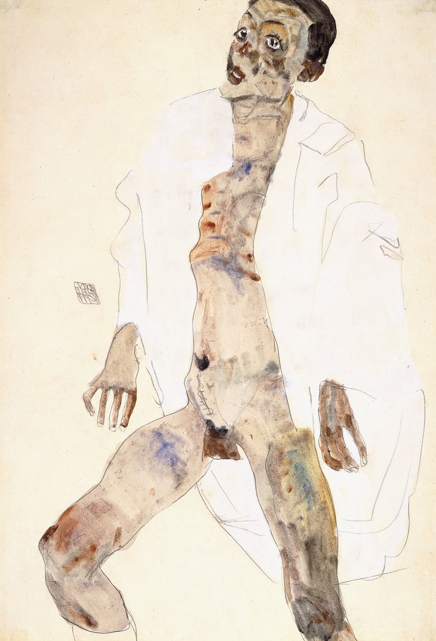 Stojící muž od Egon Schiele