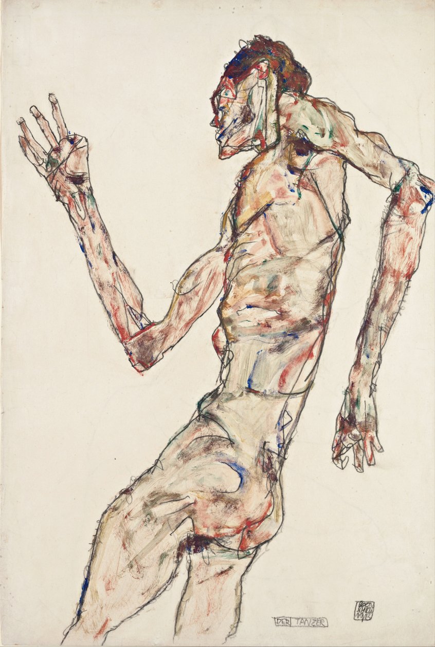 Tanečnice, 1913 od Egon Schiele