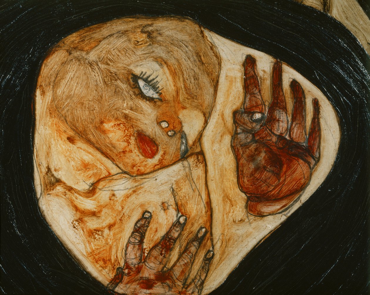 Mrtvá matka I od Egon Schiele
