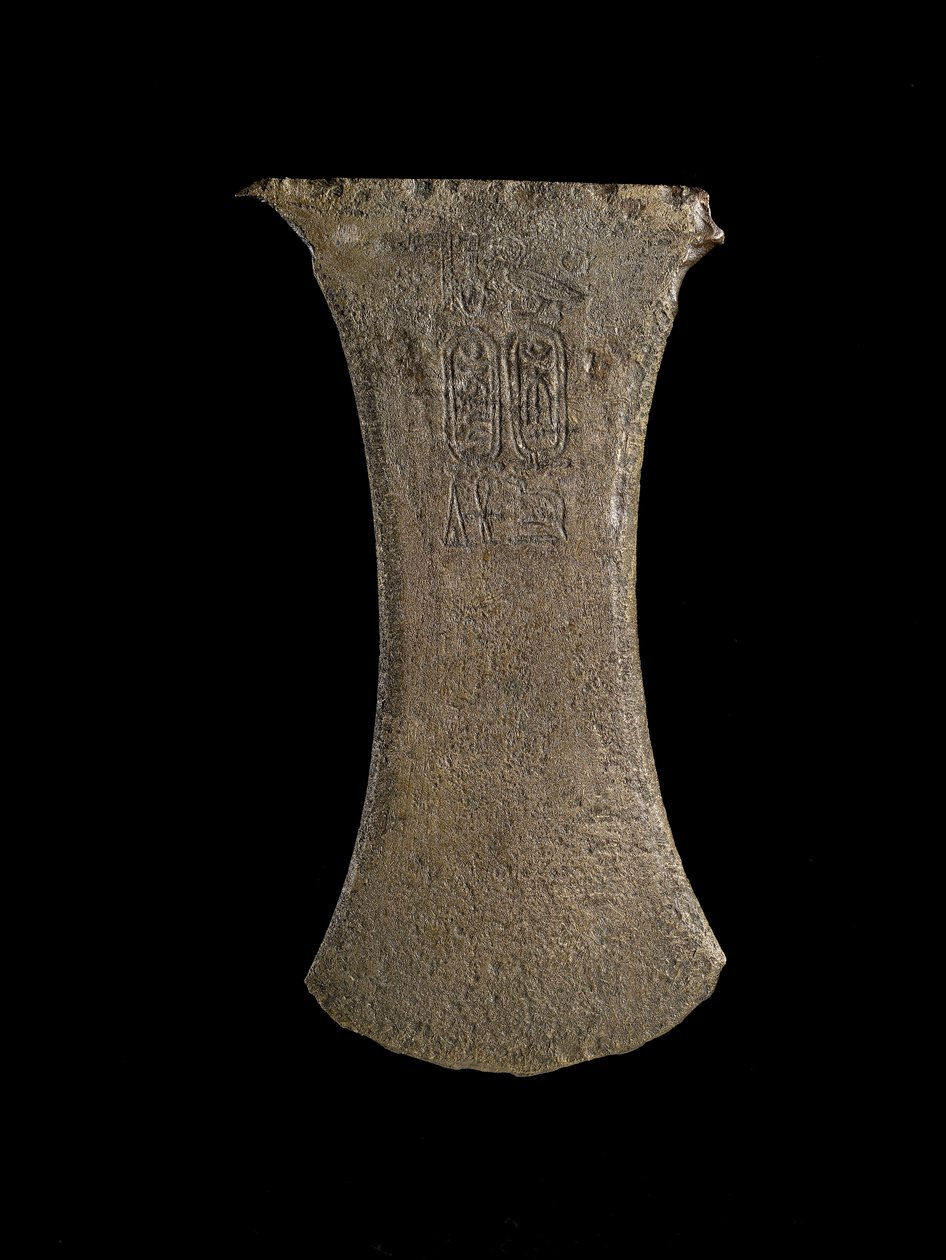 Amosis axehead (vápenec) od Egyptian