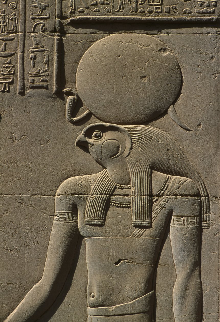 Detail reliéfu, Re kámen od Egyptian