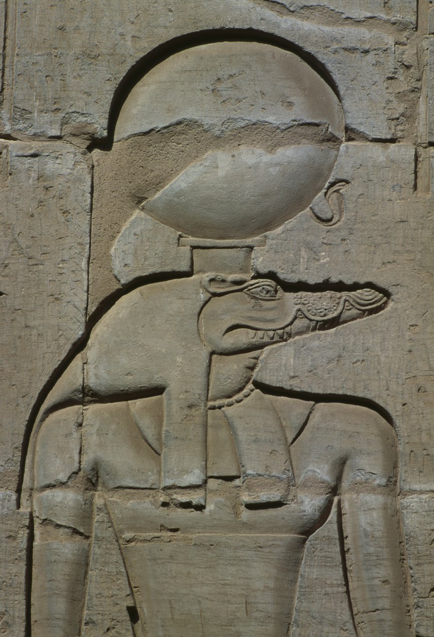 Detail reliéfu, Sobekův kámen od Egyptian