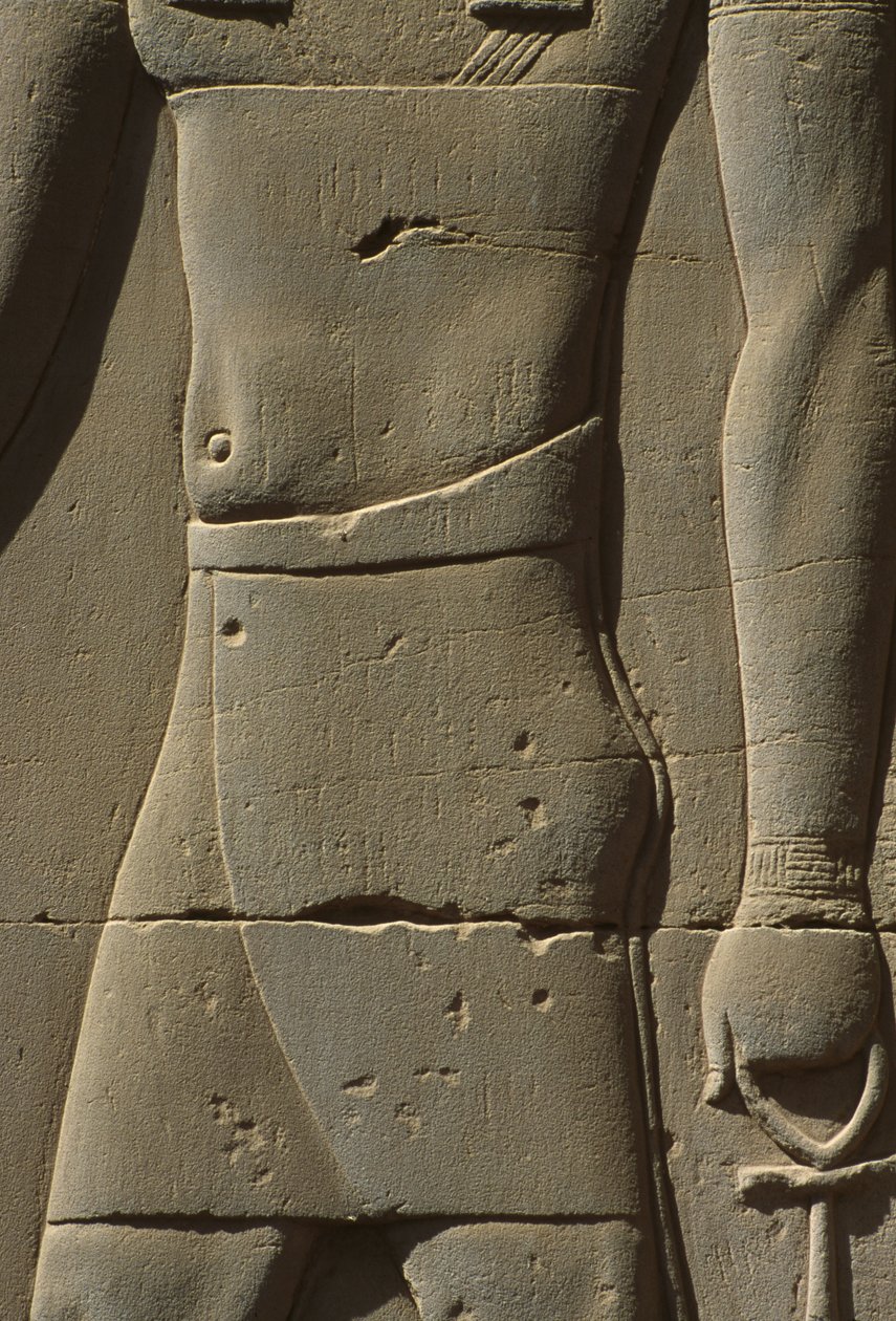 Detail reliéfního kamene od Egyptian