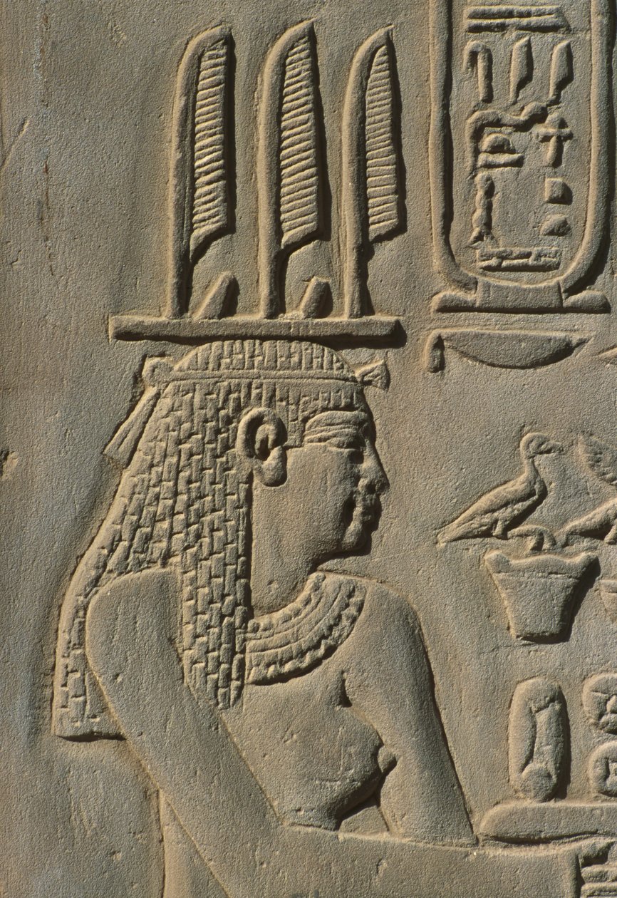 Detail reliéfu, ženský kámen od Egyptian