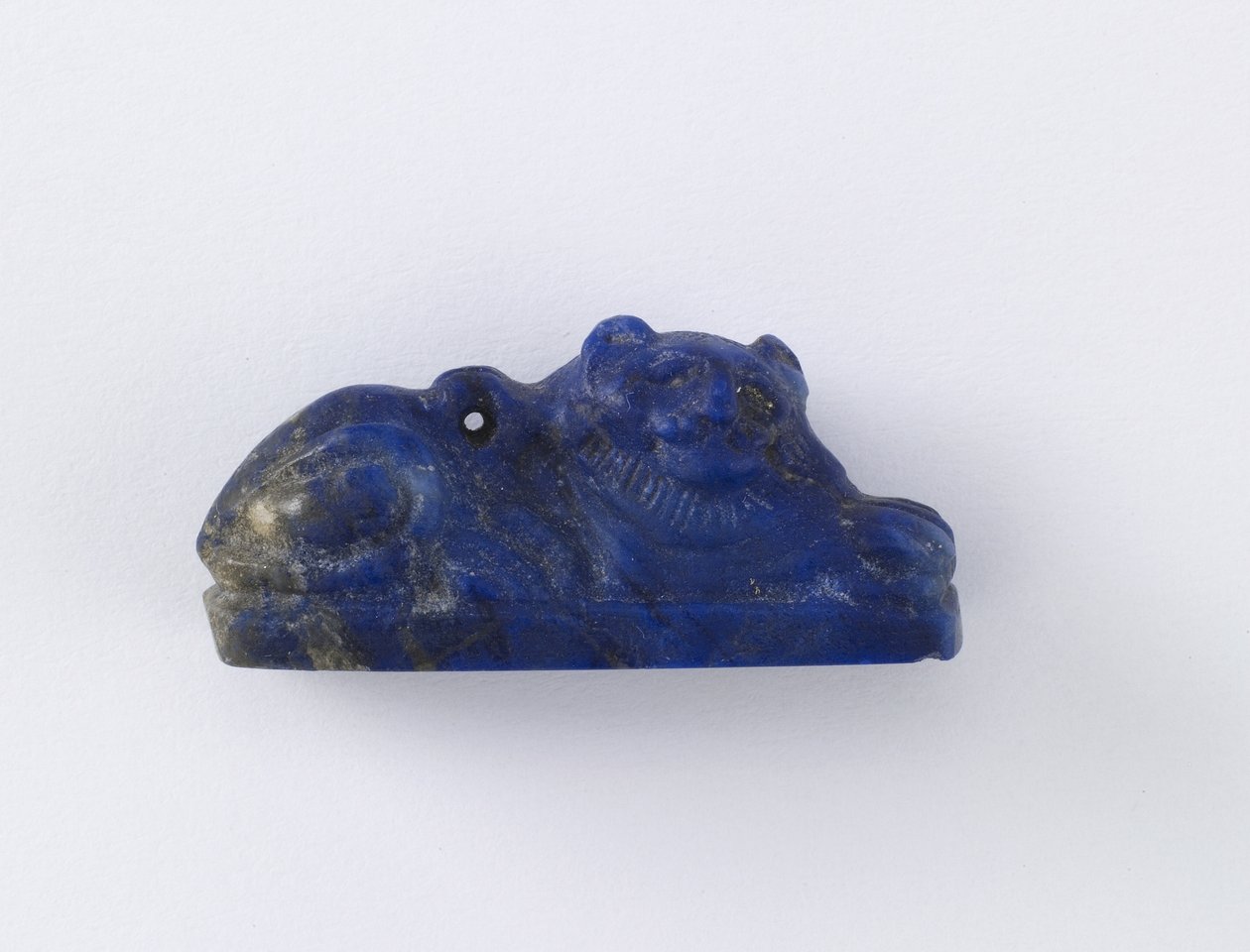 Lev, ptolemaiovské nebo římské období, 305 př. n. l. - 14 n. l. (lapis lazuli) od Egyptian
