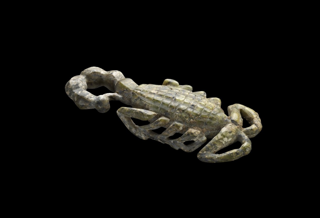 Model štíra z hadce, rané dynastické období (cca 2950-2575 př. n. l.) (vyřezávaný hadec) od Egyptian