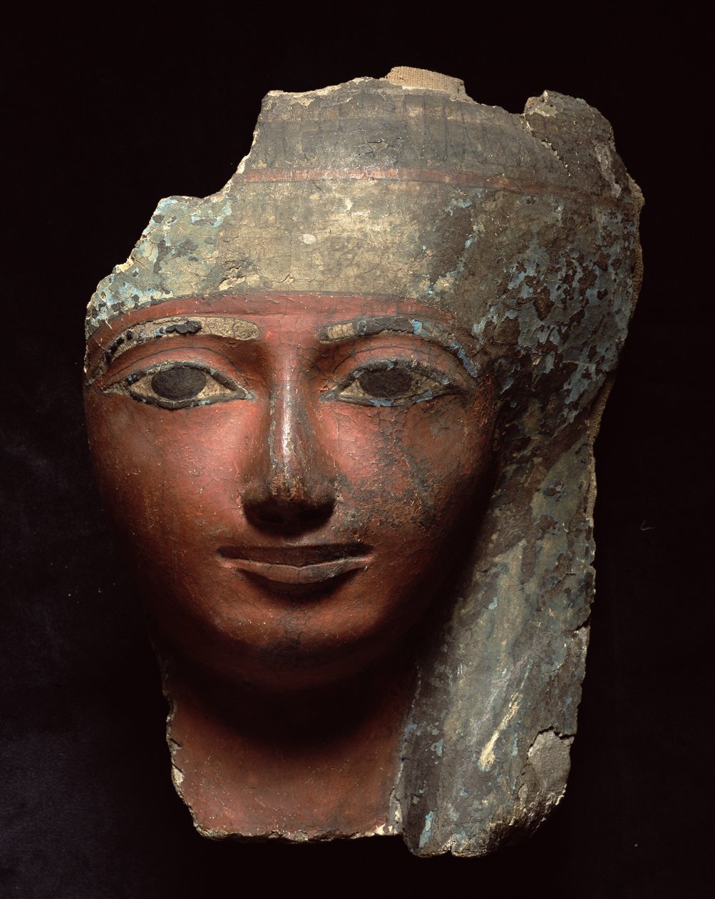 Mumiová maska, Nová říše, 19.-20. dynastie (1295-1069 př. n. l.) (malovaná kartonáž) od Egyptian
