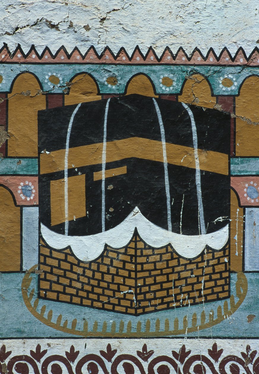 Malovaná zeď zobrazující velblouda Kaaba (nástěnná malba) od Egyptian