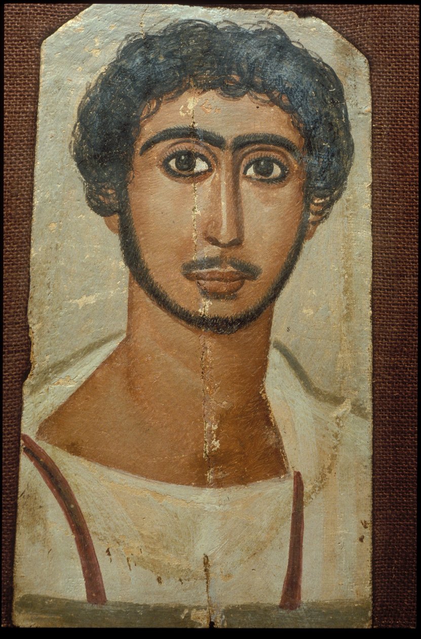 Portrét muže (enkaustika na dřevě) od Egyptian