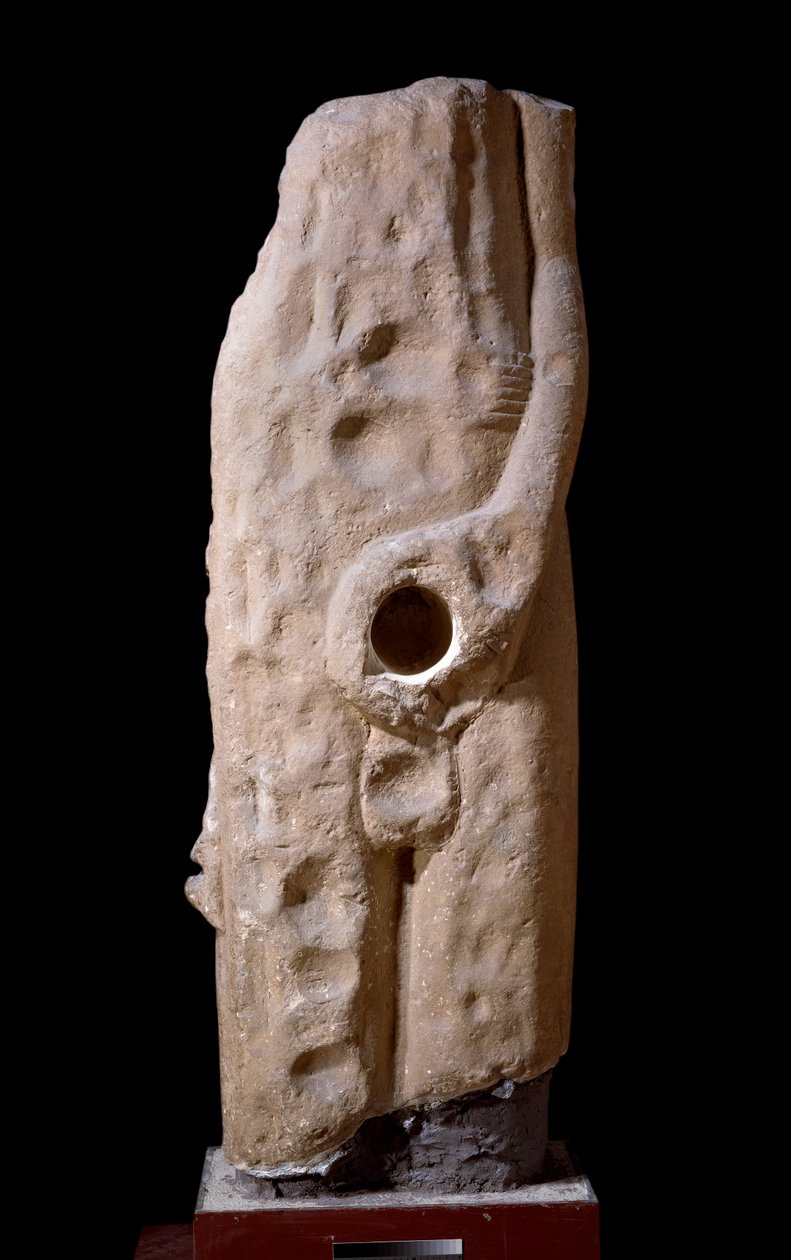 Socha Mina, čelní pohled od Egyptian