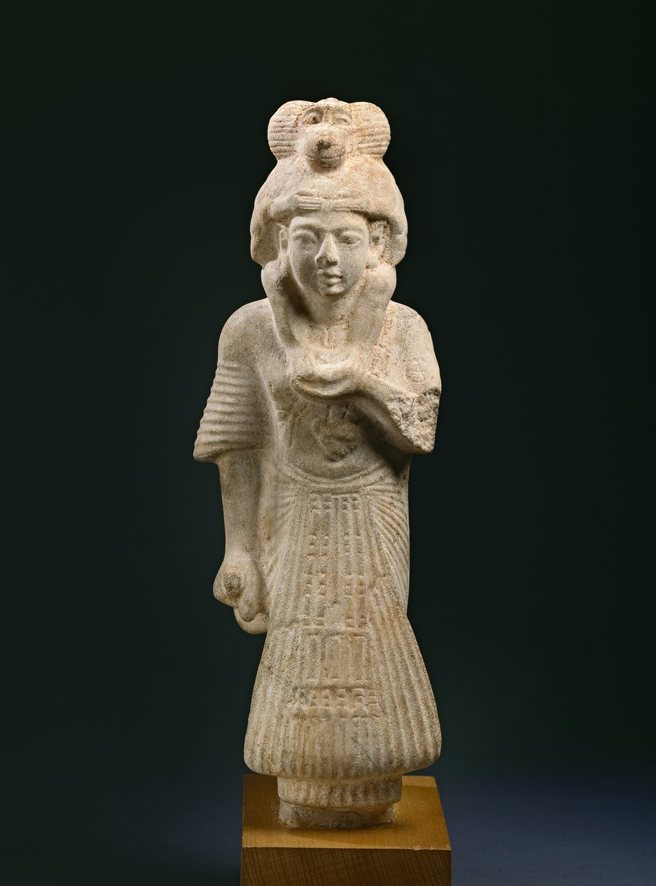 Písař a kněz Thoth nesoucí paviána, z Ashmuneinu (starověký Hermopolis) Nová říše, XIX. dynastie (1307-1196 př.nl) (vápenec) od Egyptian 19th Dynasty