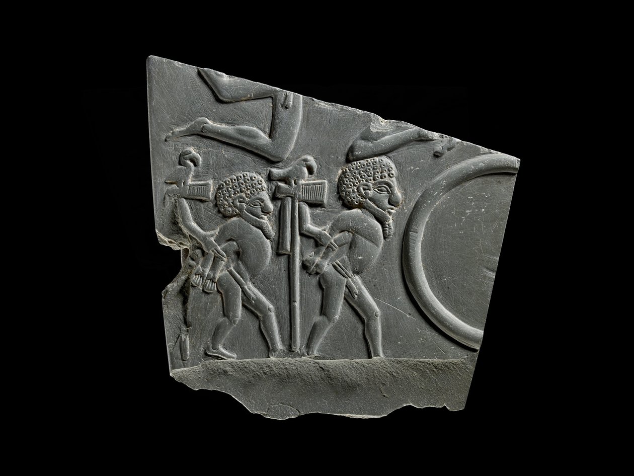 Fragment bitevního paletového prachovce od Egyptian 1st Dynasty