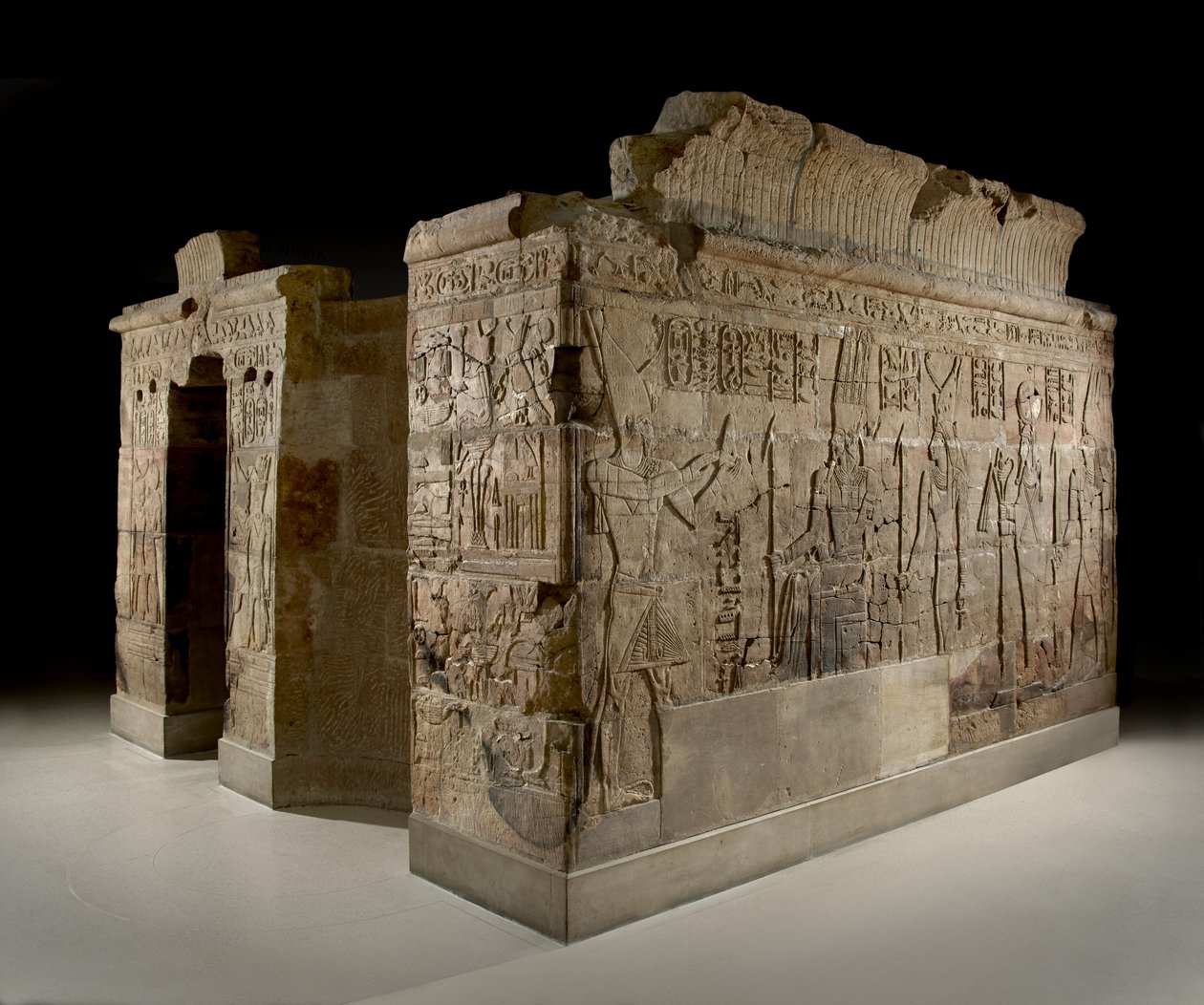 Svatyně Taharqa, asi 690-664 př. n. l. pískovec od Egyptian 25th Dynasty