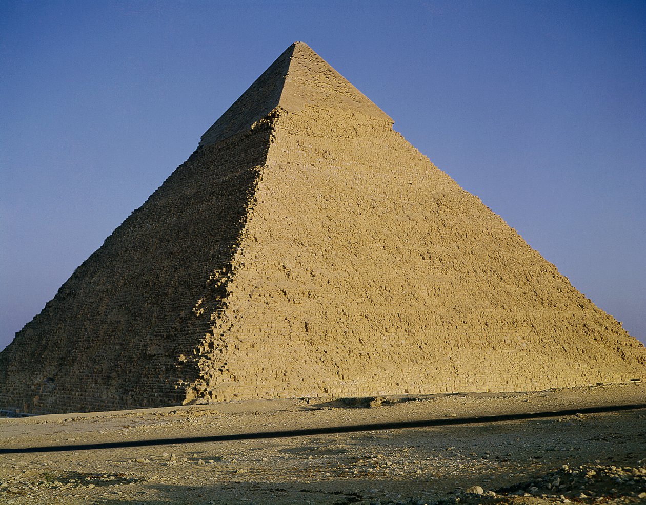 Khafreova pyramida (2520-2494 př.nl) c.2589-30 př.nl od Egyptian 4th Dynasty