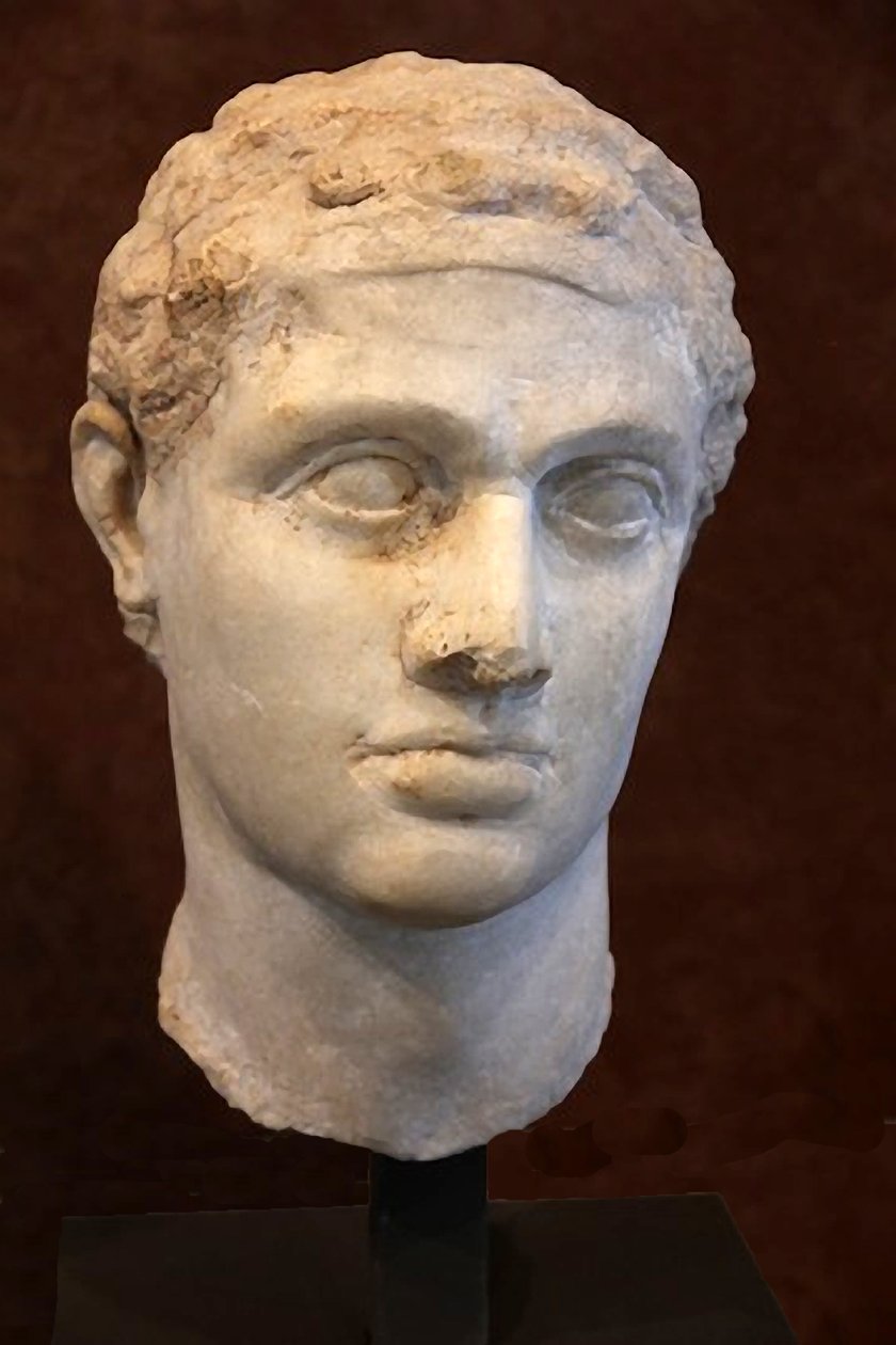 Ptolemaios XII. egyptský mramor od Egyptian Ptolemaic Period